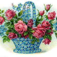 Оригинал схемы вышивки «цветочная композиция» (№1477803)