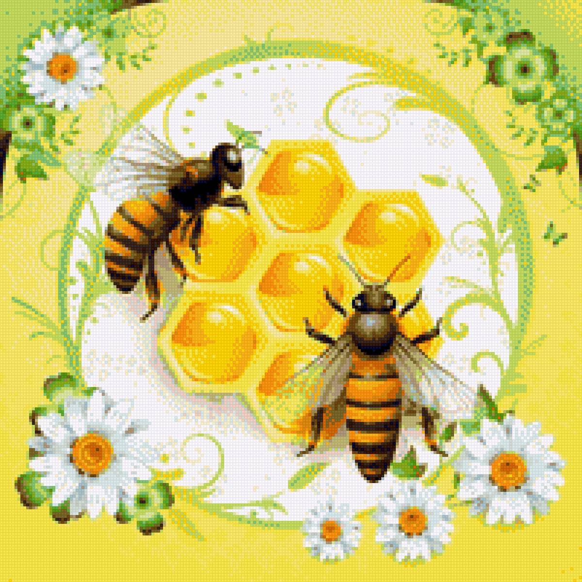 Пчелы, мед - мед, соты, пчелы - предпросмотр