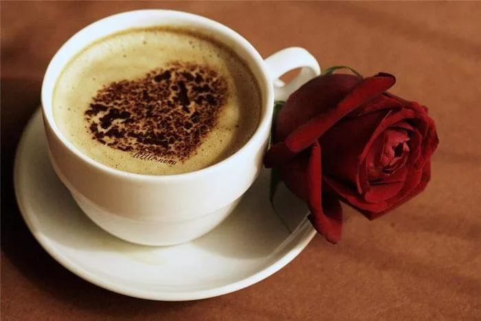 Кофе и роза - кофе - оригинал