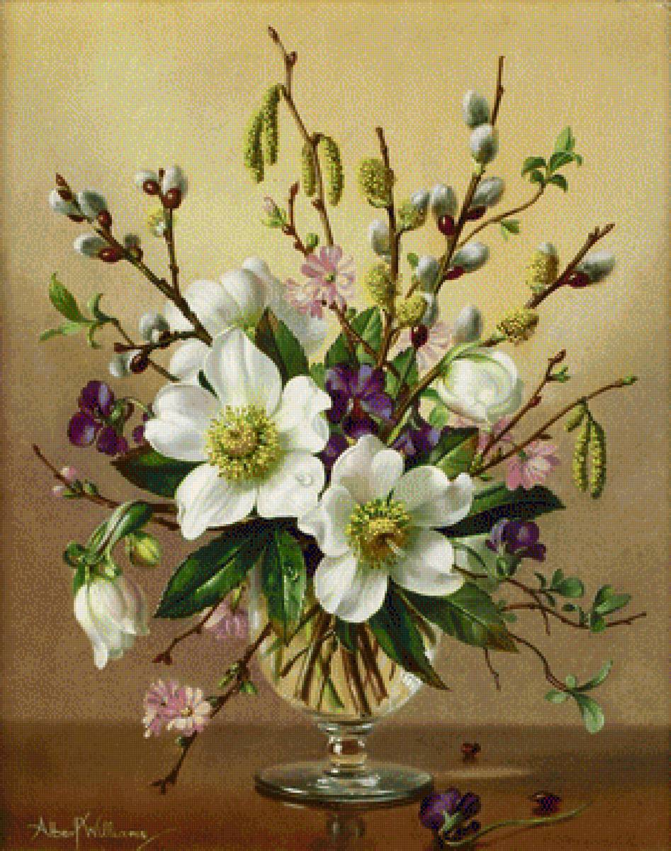 Весенний букет - натюрморт, букет, цветы - предпросмотр