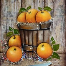 Оригинал схемы вышивки «апельсины» (№1498659)