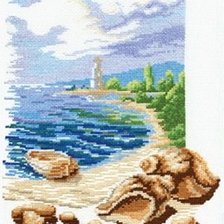 Схема вышивки «Море»