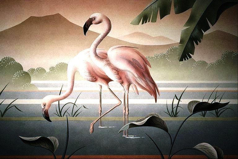 Фламинго - фламинго - оригинал