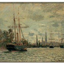 Оригинал схемы вышивки «Claude Monet -La Saine a Rouen» (№1507498)