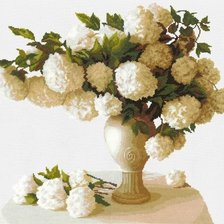 Оригинал схемы вышивки «цветы в вазе» (№1510138)