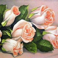 Оригинал схемы вышивки «Букет красивых роз» (№1517683)