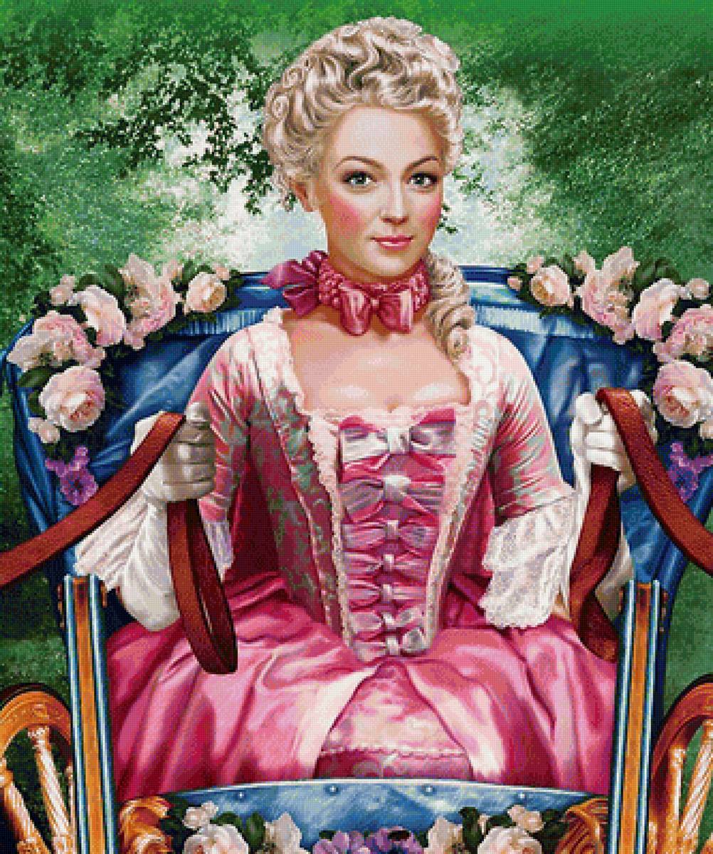 Мадам де Помпадур - образ, портрет, дама, женщина, красота - предпросмотр