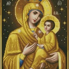 Золотая тихвинская богородица