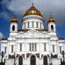 Схема вышивки «Храм Христа Спасителя в Москве»
