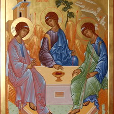 Оригинал схемы вышивки «Святая троица» (№1541163)