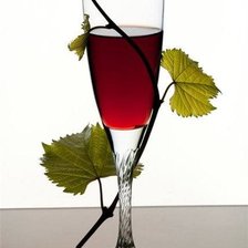 Оригинал схемы вышивки «Бокал вина» (№1550356)