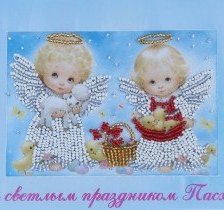Схема вышивки «ангелочки»