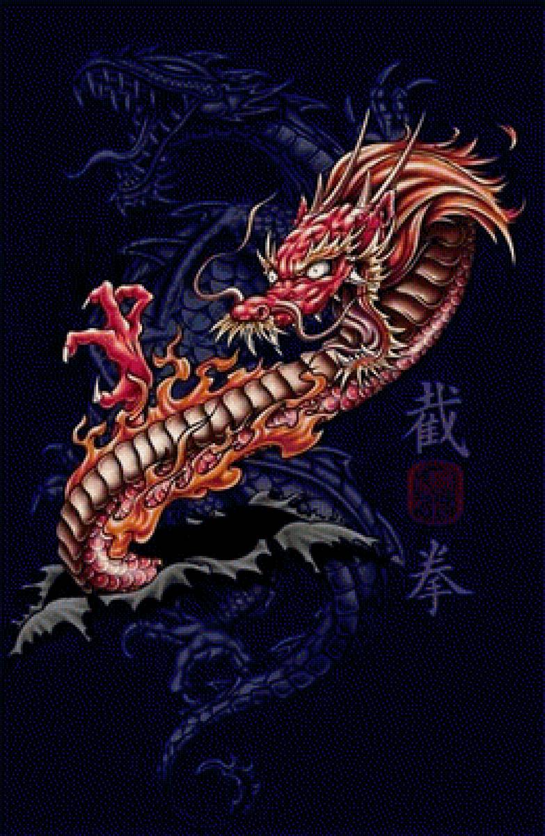 Китайский дракон - дракон - предпросмотр