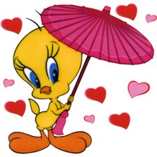 Схема вышивки «Tweety»