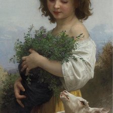 dziewczynka z kozą