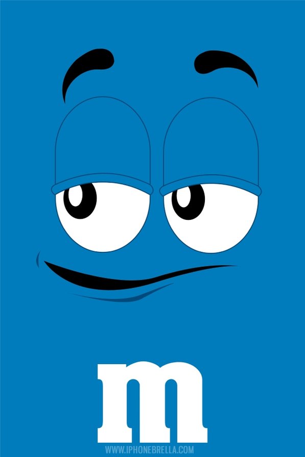 M&Ms синяя - разное, синее, конфеты, сладкое, m&ms - оригинал