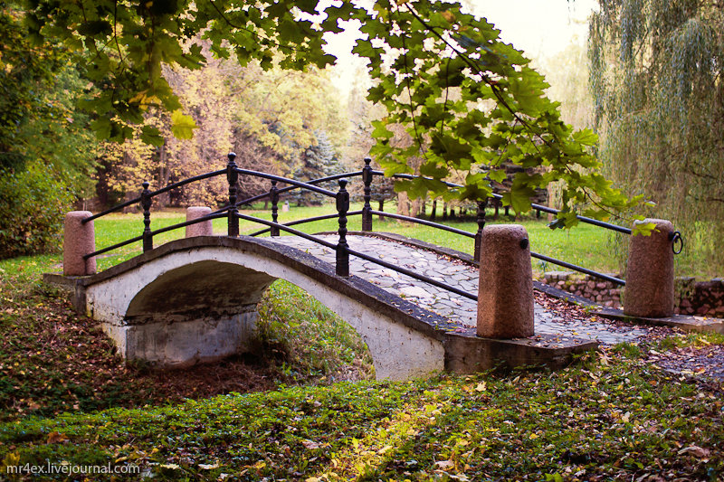 мостик в парке - мост, природа, парк - оригинал