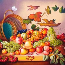 Схема вышивки «zátišie s ovocím»