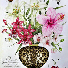 Оригинал схемы вышивки «obraz kvety» (№1570956)