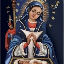 Оригинал схемы вышивки «Virgen de la Altagracia» (№1575079)