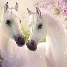Романтичные лошади
