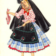 Оригинал схемы вышивки «Extremadura - Nazarena» (№1580307)