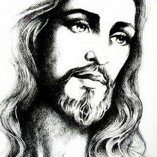 Оригинал схемы вышивки «Jesus Cristo Face» (№1582383)