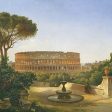 Оригинал схемы вышивки «Рим.1735г. Амфитеатр Колизей.» (№1583008)