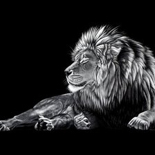 Оригинал схемы вышивки «Lion» (№1584119)