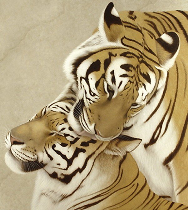 Тигры - животные - оригинал