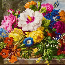 Оригинал схемы вышивки «pekné kvety» (№1596118)