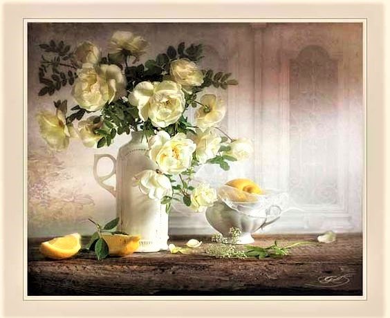 НАТЮРМОРТ С РОЗАМИ - натюрморт с розами. luiza-gelts, розы - оригинал