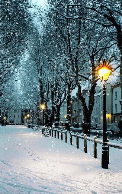 зимний вечер - зима, вечер - оригинал