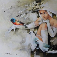SV - dziewczyna i ptaki