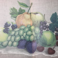 Оригинал схемы вышивки «Натюрморт фрукты-ягоды» (№1603594)