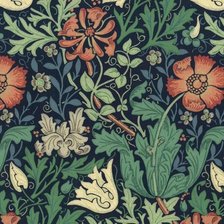 Оригинал схемы вышивки «цветы Уильям Моррис» (№1606157)