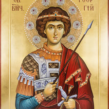 Оригинал схемы вышивки «Св. Георгий» (№1608902)