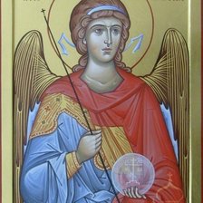 Оригинал схемы вышивки «Икона архангела Михаила» (№1611464)