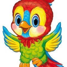 Оригинал схемы вышивки «цветной попугайчик Кеша» (№1612726)