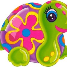 Схема вышивки «разноцветная черепаха»