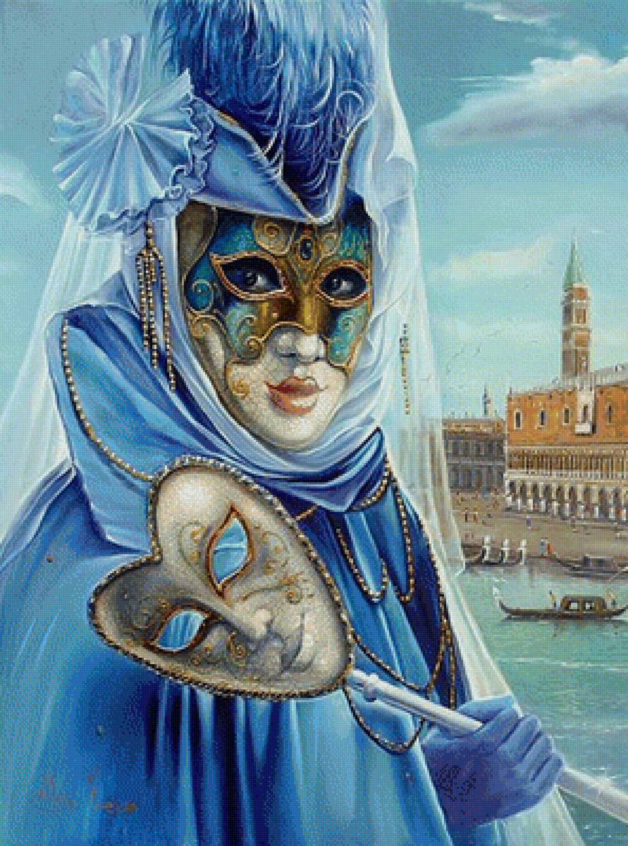 Венецианские маски - венеция, карнавал, маска - предпросмотр