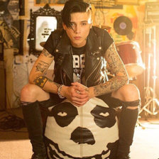 Схема вышивки «Andy Biersack»