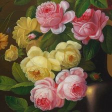 Оригинал схемы вышивки «Розы» (№1615943)