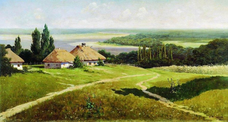 Українське село - україна, природа, село - оригинал