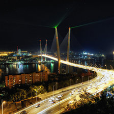 Ночной мост через Золотой Рог