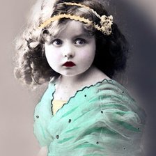 Оригинал схемы вышивки «Девочка с грустными глазами» (№1638071)