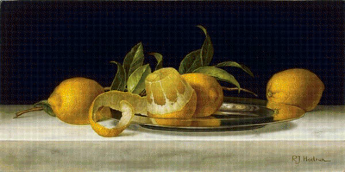 Натюрморт с кислинкой - лимоны - предпросмотр