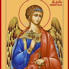 Оригинал схемы вышивки «Ангел-хранитель» (№1649623)