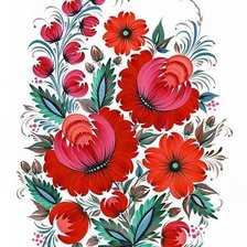 Оригинал схемы вышивки «квіти» (№1651207)