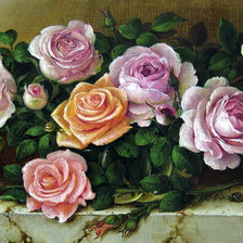 Оригинал схемы вышивки «розы» (№1653136)